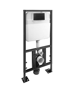 Инсталляция SL-04 с Черной матовой клавишей смыва Santiline