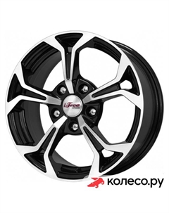 Литой диск Эрнесто 6.5x15/5*114.3 D67.1 ET43 Блэк-джек Ifree