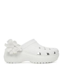 Пантолеты Classic Bouquet Platform Clog 211292, белый Crocs