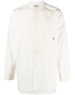 Рубашка с вышитым логотипом, нейтральный Bode