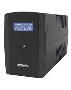 Источник бесперебойного питания Юниор Смарт 2200 2200/1320 ВА/Вт, LCD, USB, RJ11/RJ45, SCHUKOx4 Импульс