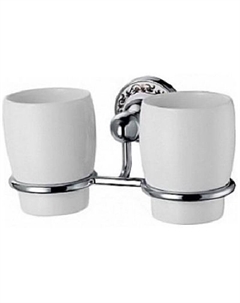 Стакан для зубных щеток Bogema FX-78507 Хром Белый Fixsen