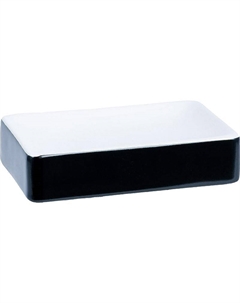 Мыльница Text FX-230-4 Черный Белый Fixsen