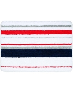 Коврик для ванной комнаты Tomy 65х45 FX-5010R Красный Белый Fixsen