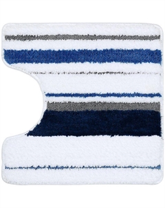 Коврик для туалета Dony 45х45 FX-5011U Синий Белый Fixsen