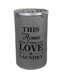 Корзина для белья FX-1031A Серая Fixsen