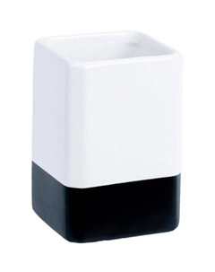 Стакан для зубных щеток Text FX-230-3 Белый Fixsen