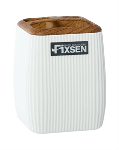 Стакан для зубных щеток White Wood FX-402-3 Белый Fixsen