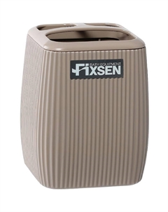 Стакан для зубных щеток Brown FX-403-3 Коричневый Fixsen