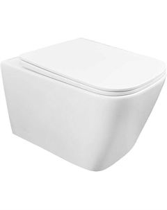 Унитаз Boca AZ-1048 A подвесной Белый с сиденьем Микролифт Azario