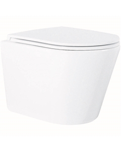 Унитаз Teramo AZ-0053 подвесной Белый с сиденьем Микролифт Azario