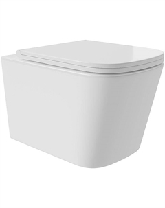 Унитаз Macio Plus MACT0210 подвесной Белый глянцевый с сиденьем Микролифт Aqueduto