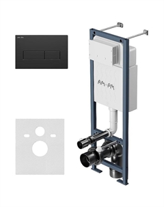 Инсталляция ErgoFit I012711.0338 для унитаза с Черной матовой клавишей смыва Am.pm.