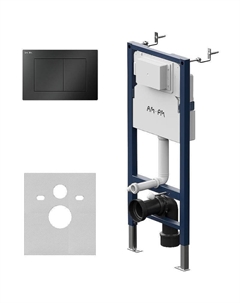 Инсталляция PrimeFit I012709.0238 для унитаза с Черной матовой клавишей смыва Am.pm.