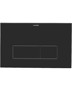 Клавиша смыва 669-B Черная матовая Boheme