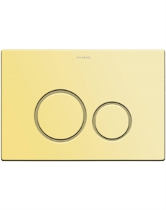 Клавиша смыва 649-G Золото Boheme