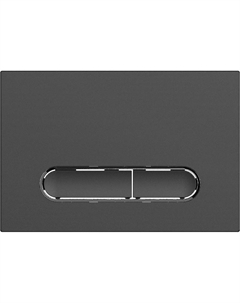 Клавиша смыва 667-B Черная матовая Boheme