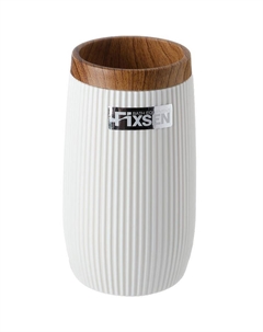 Стакан для зубных щеток White Boom FX-412-3 Белый Fixsen