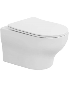 Унитаз Fiore 978-SET-W подвесной Белый глянцевый с сиденьем Микролифт Boheme