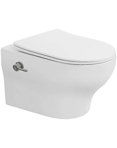 Унитаз биде Fiore 978-SET-2-MW подвесной Белый матовый с сиденьем Микролифт Boheme