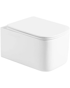 Унитаз Mane 970-SET-W подвесной Белый глянцевый с сиденьем Микролифт Boheme