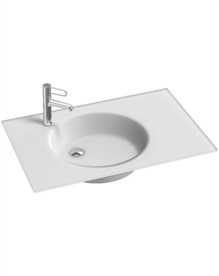 Раковина Odeon Rive Gauche 80 EB2562-DE1 Белая матовая Jacob delafon