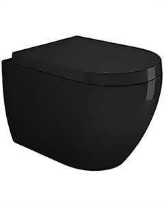Унитаз Venezia 1295-005-0129 подвесной Черный глянцевый без сиденья Bocchi