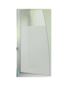 Шторка на ванну Serenity 80х145 E4933-GA профиль Хром стекло матовое Jacob delafon