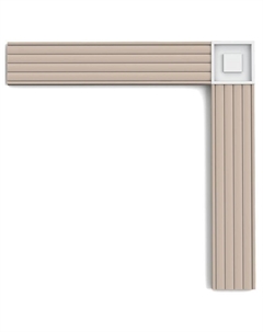 Декоративный элемент P5020B 90x13x90 Orac decor