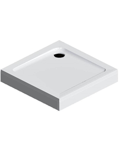 Душевой поддон из АБС-пластика Gem 90x90 W90T-403-090W без антискользящего покрытия Am.pm.