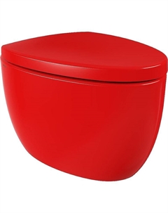 Унитаз Etna 1116-019-0129 подвесной Красный глянцевый без сиденья Bocchi