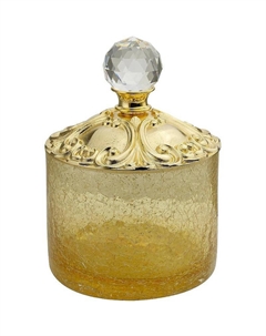 Контейнер для хранения Cristalia 16824 Золото с кристаллом Swarovski Migliore