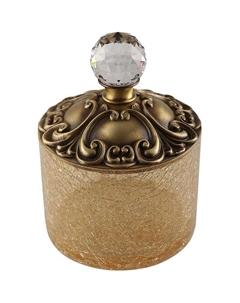 Контейнер для хранения Cristalia 16760 Бронза с кристаллом Swarovski Migliore