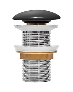 Донный клапан Optima Home OPHBM00i88 click-clack Черный матовый Iddis