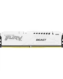 Оперативная память KINGSTON FURY Beast White XMP DIMM DDR5 32GB 5200 MT/s (KF552C40BW-32) Kingston