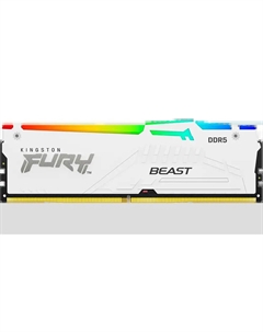Оперативная память KINGSTON FURY Beast White RGB DIMM DDR5 32Gb 5600 MHz (KF556C40BWA-32) Kingston