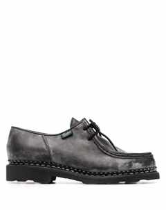 Туфли на шнуровке с эффектом потертости, черный Paraboot