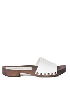 Лакированные клоги, белый Miu miu