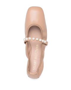 Декорированные шлепанцы Goldie, розовый Stuart weitzman