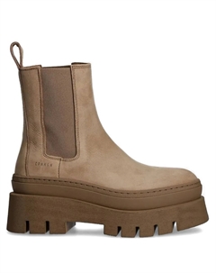 Ботинки на платформе с эластичными вставками, коричневый Copenhagen