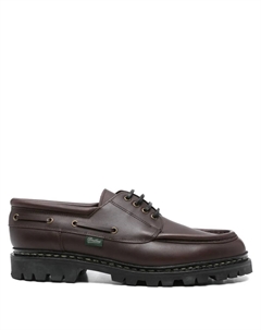 Кожаные туфли Chimey на шнуровке, коричневый Paraboot