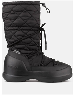 Стеганые сапоги со шнуровкой Moon boot