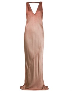 Ilaria nistri платье макси с v образным вырезом 42 розовый Ilaria nistri
