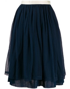 Undercover ярусная юбка со складками 2 синий Undercover