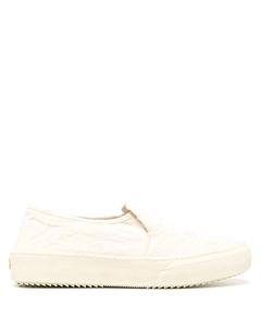 Топсайдеры с вышивкой, белый Rhude