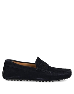 Замшевые пенни-лоферы, черный Hackett