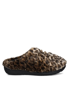 Слиперы с леопардовым принтом, нейтральный Wacko maria