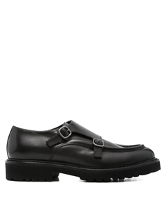 Туфли монки с пряжками, черный Doucal's