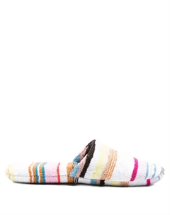 Слиперы Giacomo в полоску, белый Missoni
