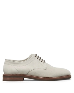 Туфли дерби со вставками, нейтральный Brunello cucinelli